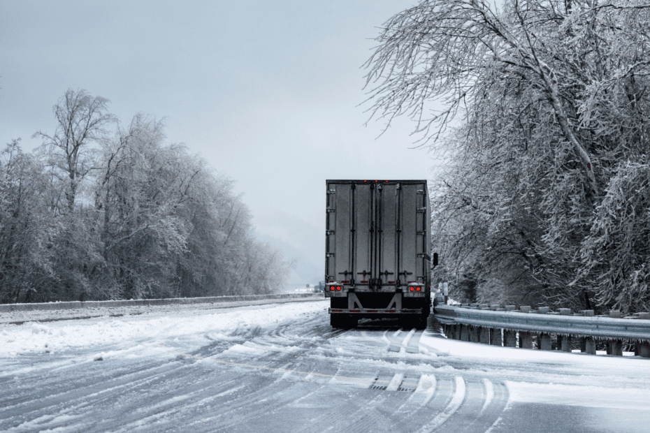 winter move truck